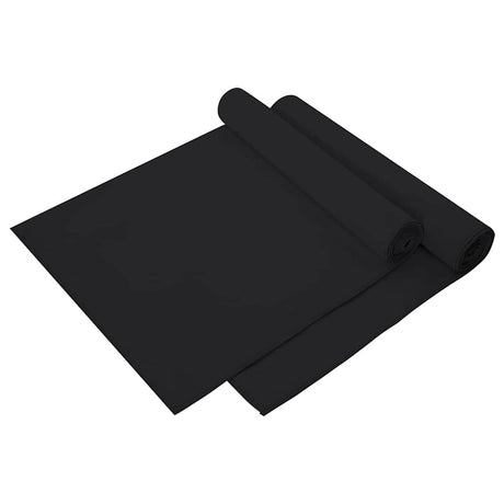 Vidaxl sporthanddoeken 2 pcs zwart 140 x 70 cm polyester en polyamide