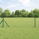 Vidaxl afrasteringspaal 2 pcs groen 120 cm poedergecoat staal