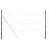 Vidaxl afrasteringspaal 2 pcs groen poedergecoat staal