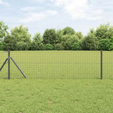 Vidaxl afrasteringspaal 2 pcs grijs 80 cm poedergecoat staal