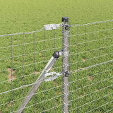 Vidaxl afrasteringspaal 12 pcs zilver 50 cm poedergecoat staal