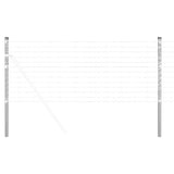 Vidaxl afrasteringspaal 2 pcs zilver 70 cm poedergecoat staal