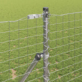 Vidaxl afrasteringspaal 12 pcs zilver poedergecoat staal