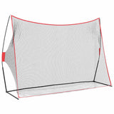 Vidaxl golf trainingshulpmiddel zwart 314 x 92 x 214 cm polyester