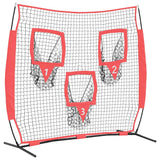 Vidaxl honkbaloefennet zwart 214,5 x 89,5 x 181 cm polyester