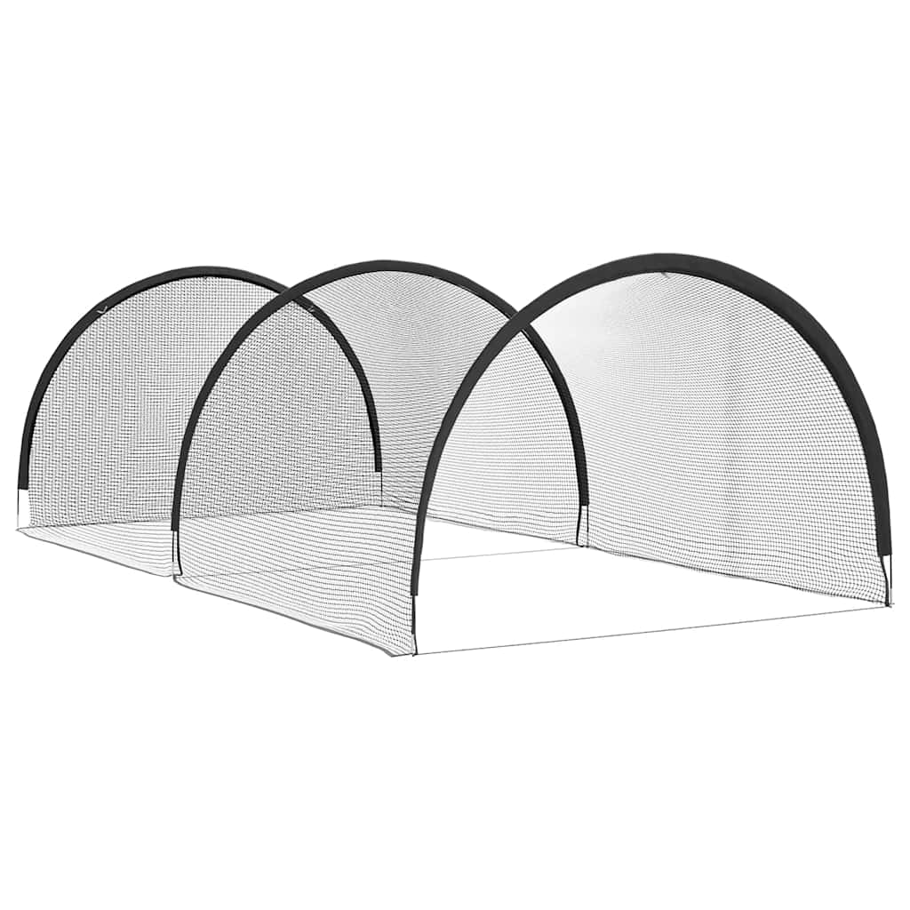 Vidaxl honkbal softbal zwart 702 x 369,5 x 243,5 cm polyester