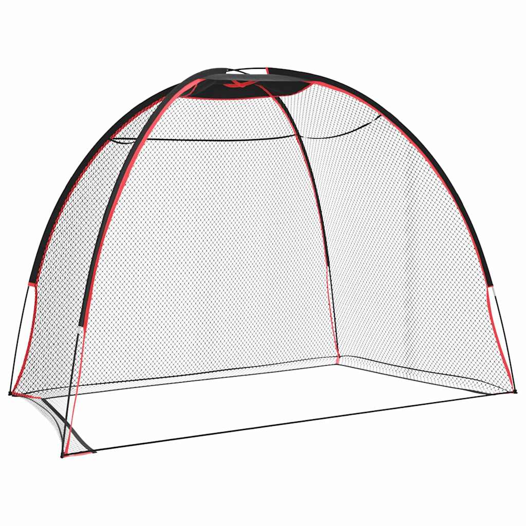 Vidaxl golf trainingshulpmiddel zwart 314 x 150 x 206 cm polyester