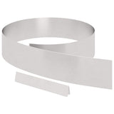 Vidaxl tuinrand 4 pcs zilver 450 x 0.05 x 15 cm roestvrij staal