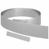 Vidaxl tuinrand zilver 450 x 0.05 x 15 cm gegalvaniseerd staal