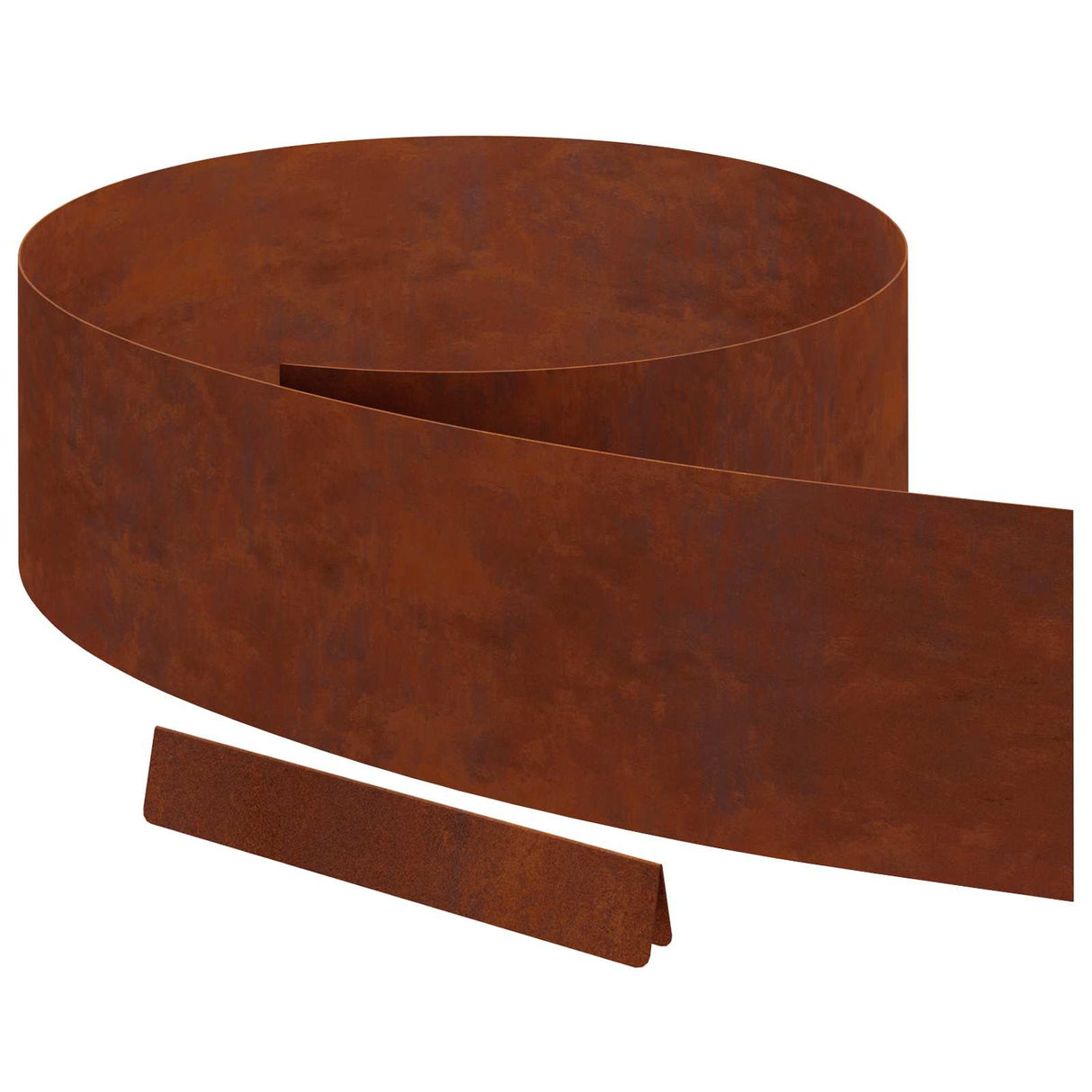 Vidaxl tuinrand roestig 450 x 0.05 x 15 cm cortenstaal