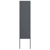 Vidaxl tuin privacy screen antraciet 32 x 140 cm koudgewalst staal