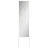 Vidaxl tuin privacy screen zilver 32 x 140 cm gegalvaniseerd staal
