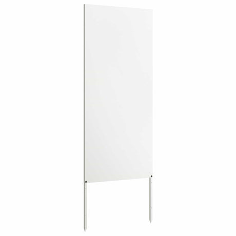 Vidaxl tuin privacy screen fretwerk wit 50 x 140 cm koudgewalst staal