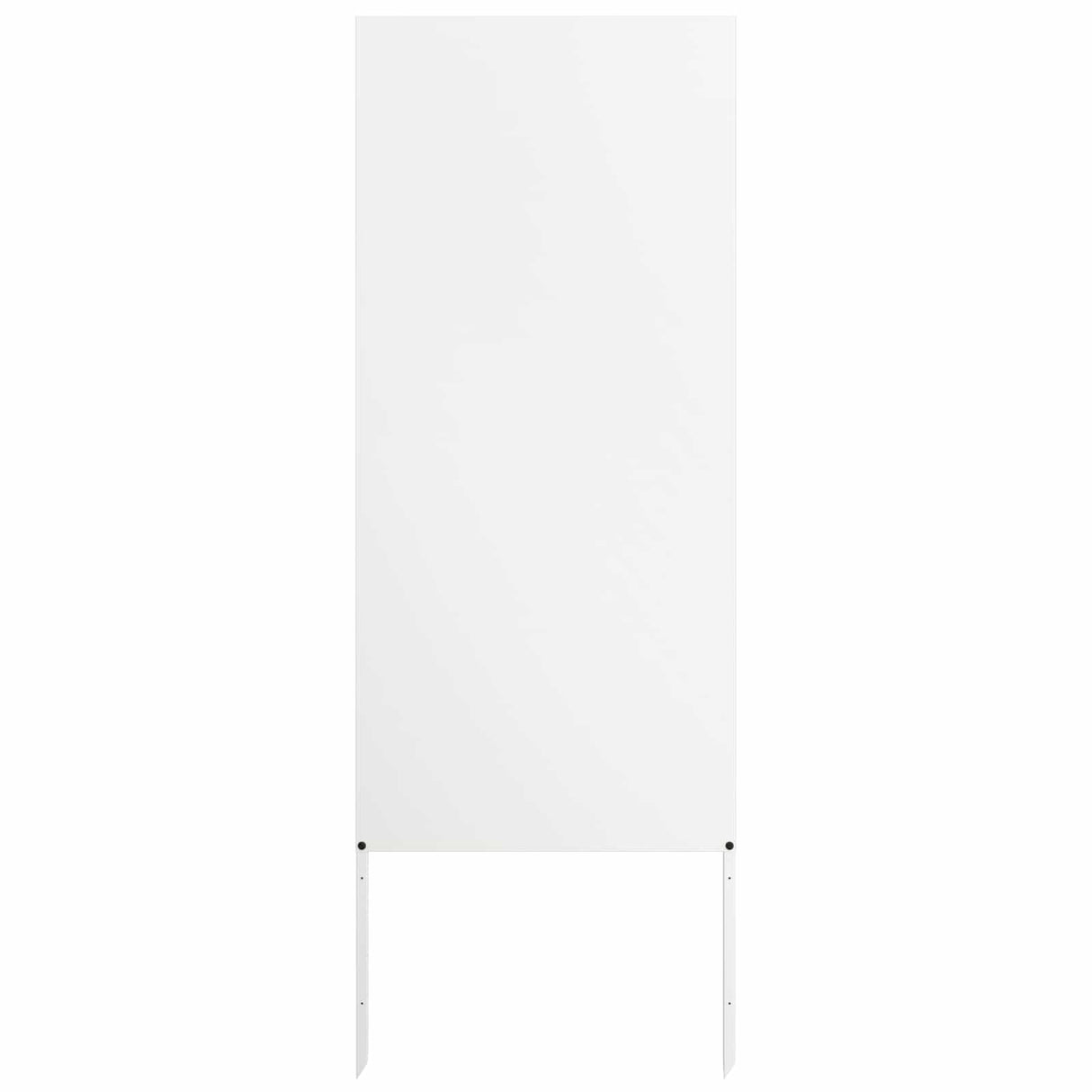 Vidaxl tuin privacy screen fretwerk wit 50 x 140 cm koudgewalst staal
