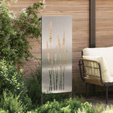 Vidaxl tuin privacy screen zilver 50 x 140 cm gegalvaniseerd staal