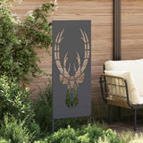 Vidaxl tuin privacy screen antraciet 50 x 140 cm koudgewalst staal