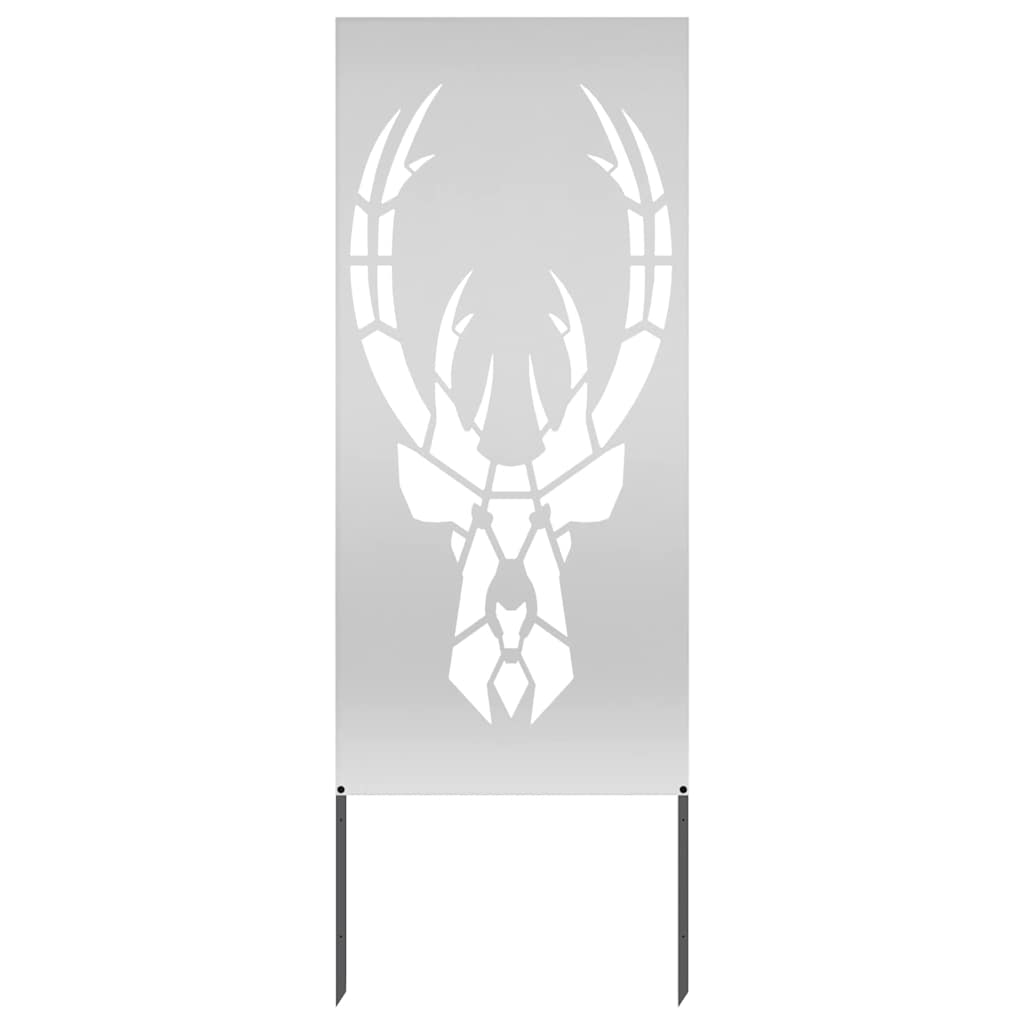 Vidaxl tuin privacy screen zilver 50 x 140 cm gegalvaniseerd staal