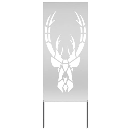 Vidaxl tuin privacy screen zilver 50 x 140 cm gegalvaniseerd staal