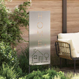 Vidaxl tuin privacy screen zilver 50 x 140 cm gegalvaniseerd staal