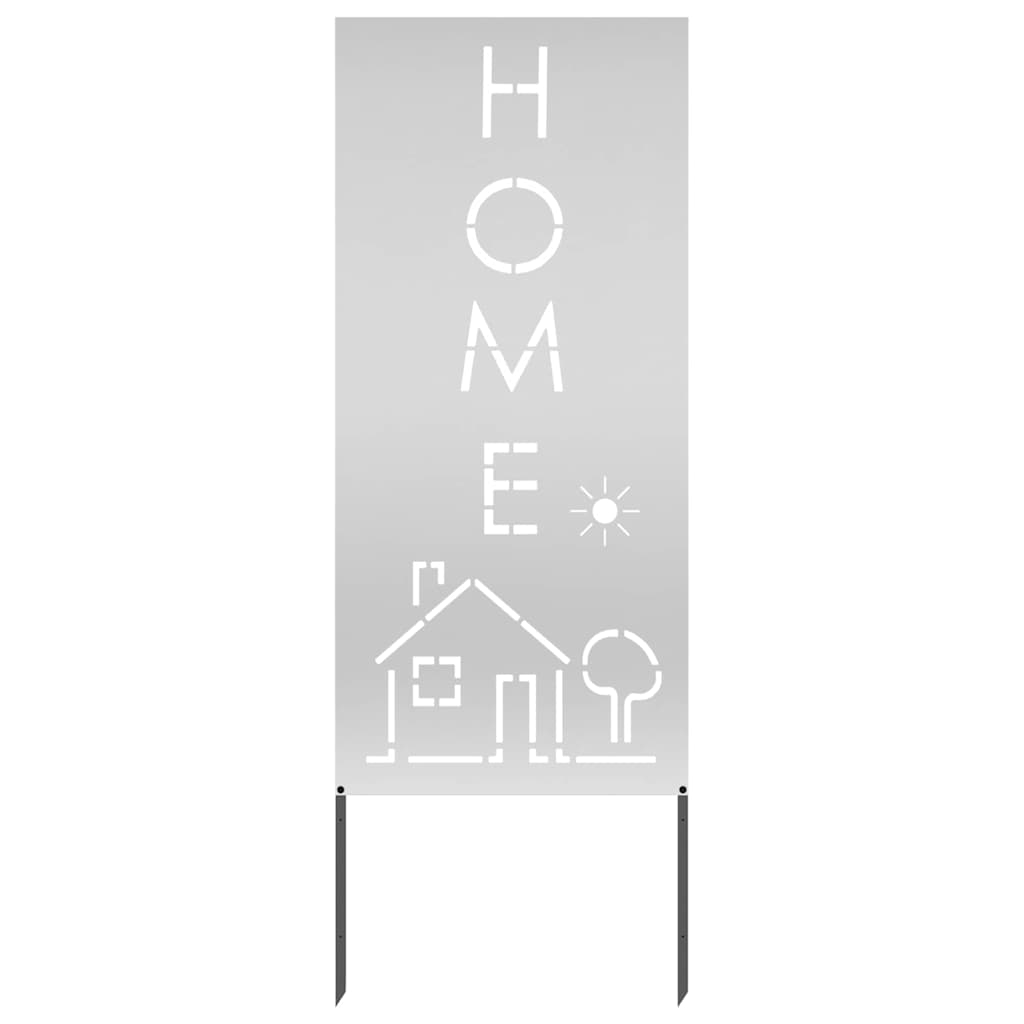 Vidaxl tuin privacy screen zilver 50 x 140 cm gegalvaniseerd staal