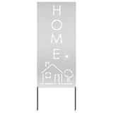 Vidaxl tuin privacy screen zilver 50 x 140 cm gegalvaniseerd staal