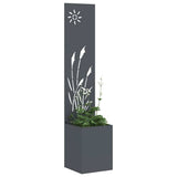 Vidaxl tuin privacy screen fretwerk antraciet 50 x 32 x 150 cm