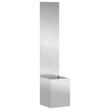 Vidaxl tuin privacy screen zilver 32 x 140 cm gegalvaniseerd staal