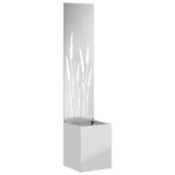 Vidaxl tuin privacy screen zilver 32 x 140 cm gegalvaniseerd staal