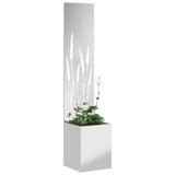 Vidaxl tuin privacy screen zilver 32 x 140 cm gegalvaniseerd staal