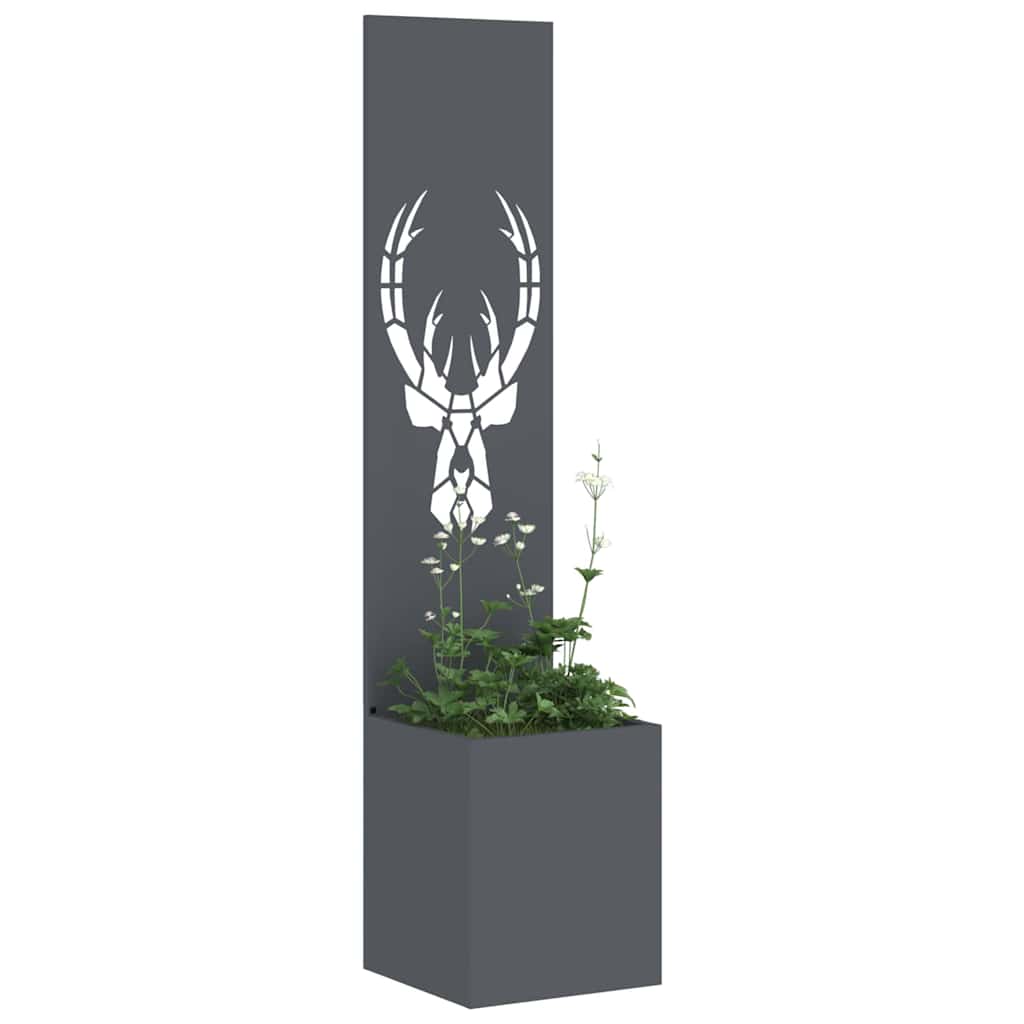 Vidaxl tuin privacy screen dierenprint antraciet 32 x 32 x 150 cm