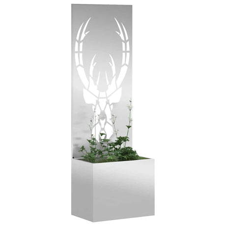 Vidaxl tuin privacy screen zilver 50 x 140 cm gegalvaniseerd staal