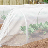 Vidaxl insecten net wit 2 x 5 m polyetheen