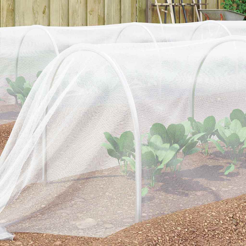 Vidaxl insecten net wit 2 x 50 m polyetheen
