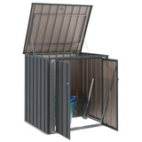 Vidaxl tuinopslagdoos zwart 101,5 x 82 x 100 cm staal