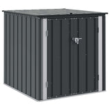 Vidaxl tuinopslagdoos zwart 101,5 x 107 x 100 cm staal