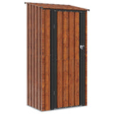 Vidaxl tuinhuisjes bruin 103 x 74 x 200 cm metaal