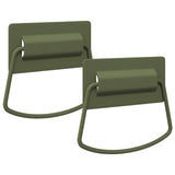 Vidaxl kast handvatten 2 pcs grijs 85 x 45 mm metaal
