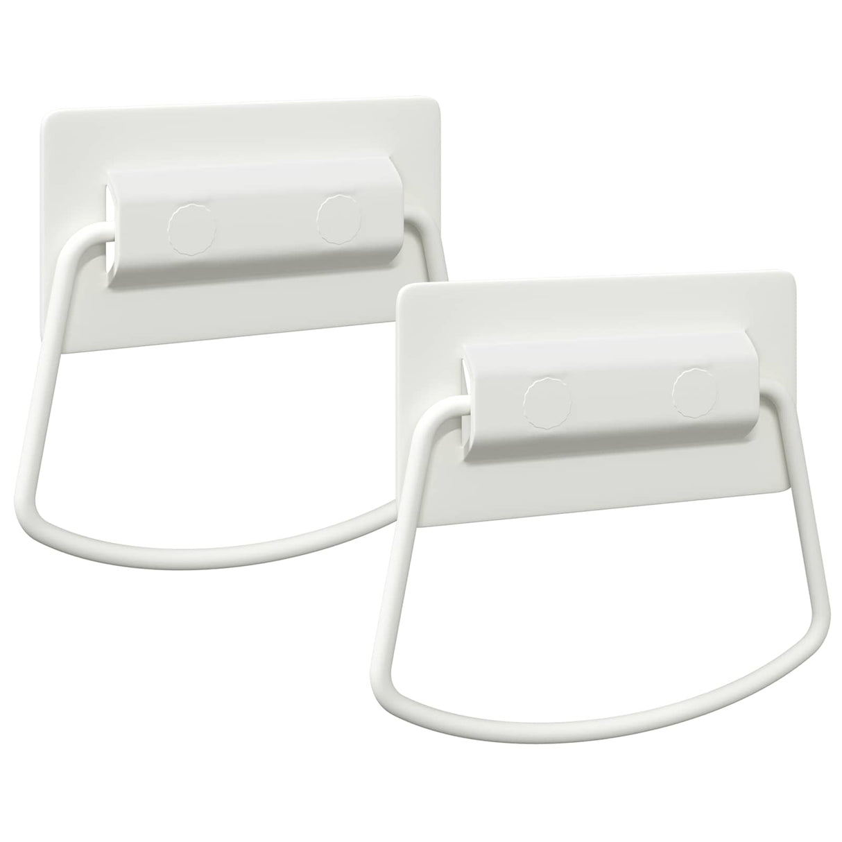 Vidaxl kast handvatten 2 pcs wit 85 x 45 mm metaal