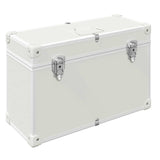 Vidaxl kast handvatten 2 pcs wit 85 x 45 mm metaal