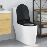 Vidaxl toiletzitting verstelbaar zwart 50 x 36,5 x 5 cm polypropyleen