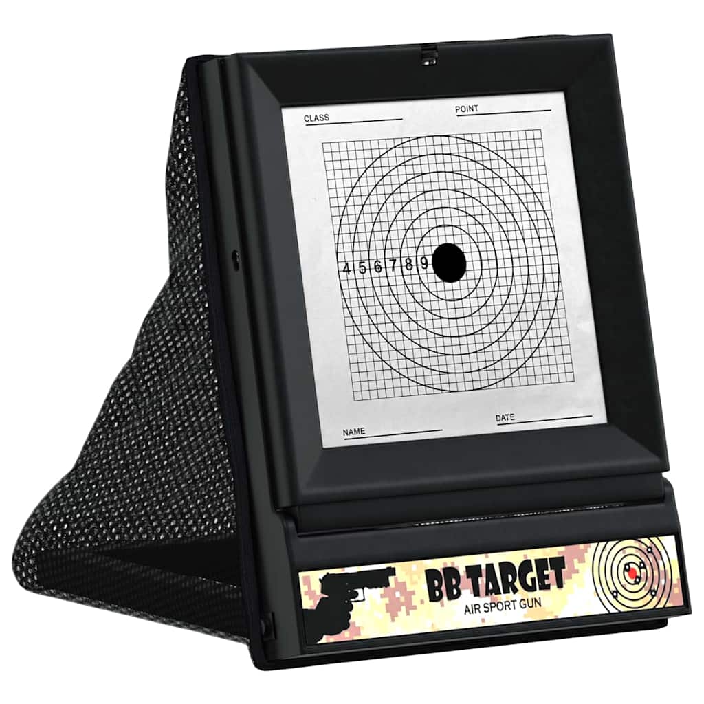 Vidaxl airsoft doel zwart 19 x 26 x 25 cm kunststof