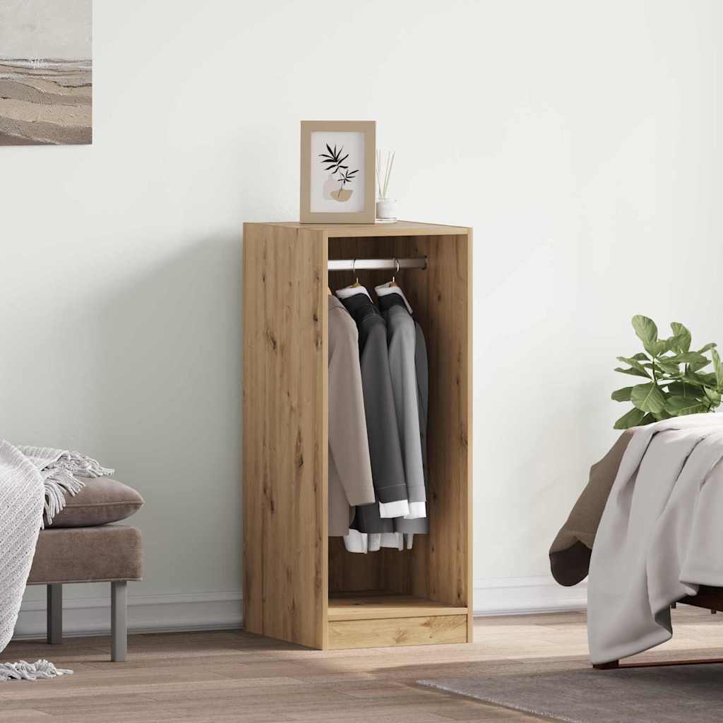 Vidaxl kledingkast met plank met opslag artisan eiken 41 x 48 x 102 cm