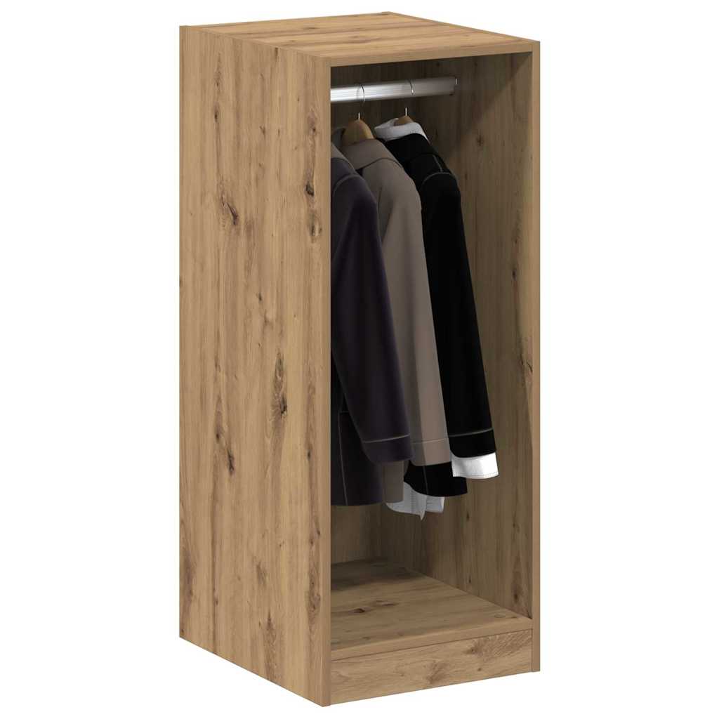 Vidaxl kledingkast met plank met opslag artisan eiken 41 x 48 x 102 cm
