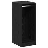 Vidaxl kledingkast met plank met opslag zwart eiken 41 x 48 x 102 cm