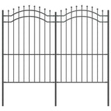 Vidaxl tuinhek grijs 240 x 215 cm poedergecoat staal