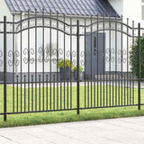 Vidaxl tuinhek grijs 240 x 202,5 cm poedergecoat staal