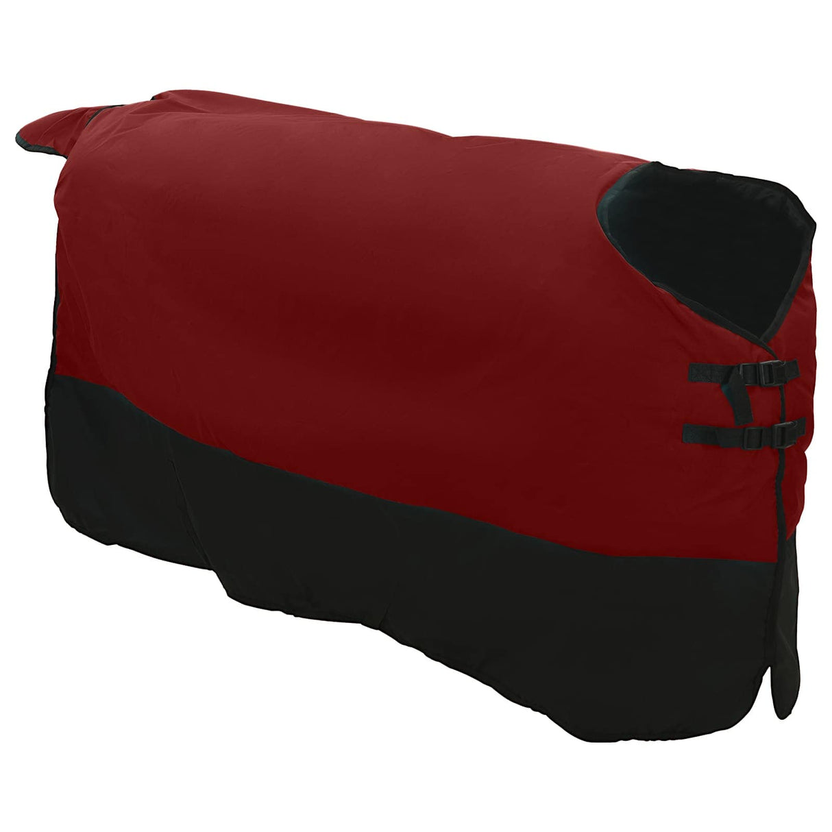 Vidaxl paardendeken donkergroen en zwart 135 cm polyester