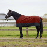 Vidaxl paardendeken donkergroen en zwart 155 cm polyester