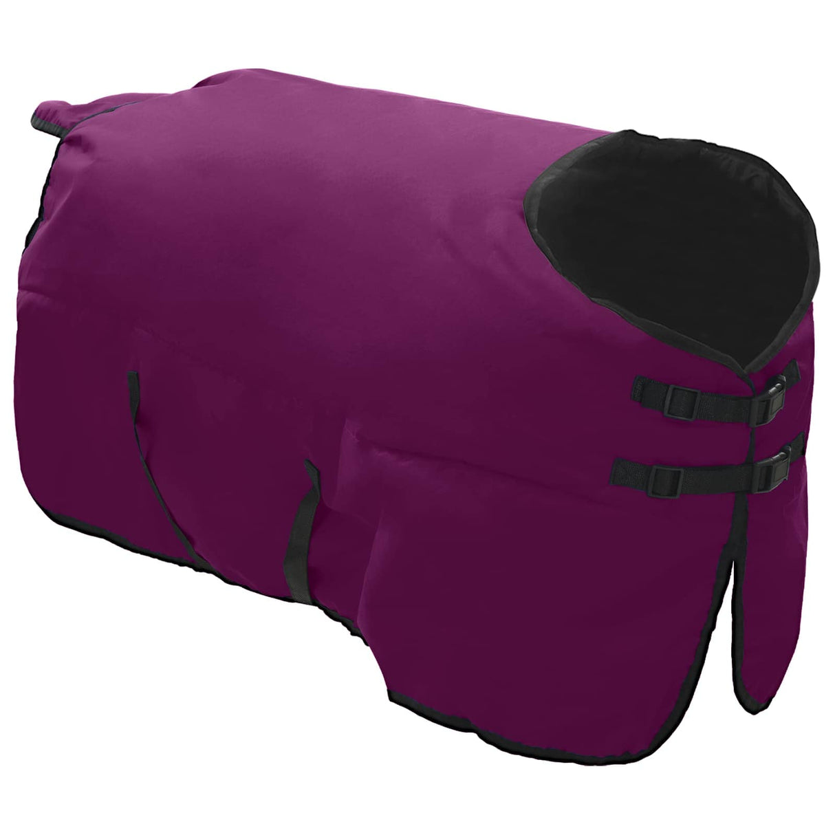 Vidaxl paardendeken donkergroen en zwart 105 cm polyester