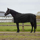 Vidaxl paardendeken donkergroen en zwart 105 cm polyester
